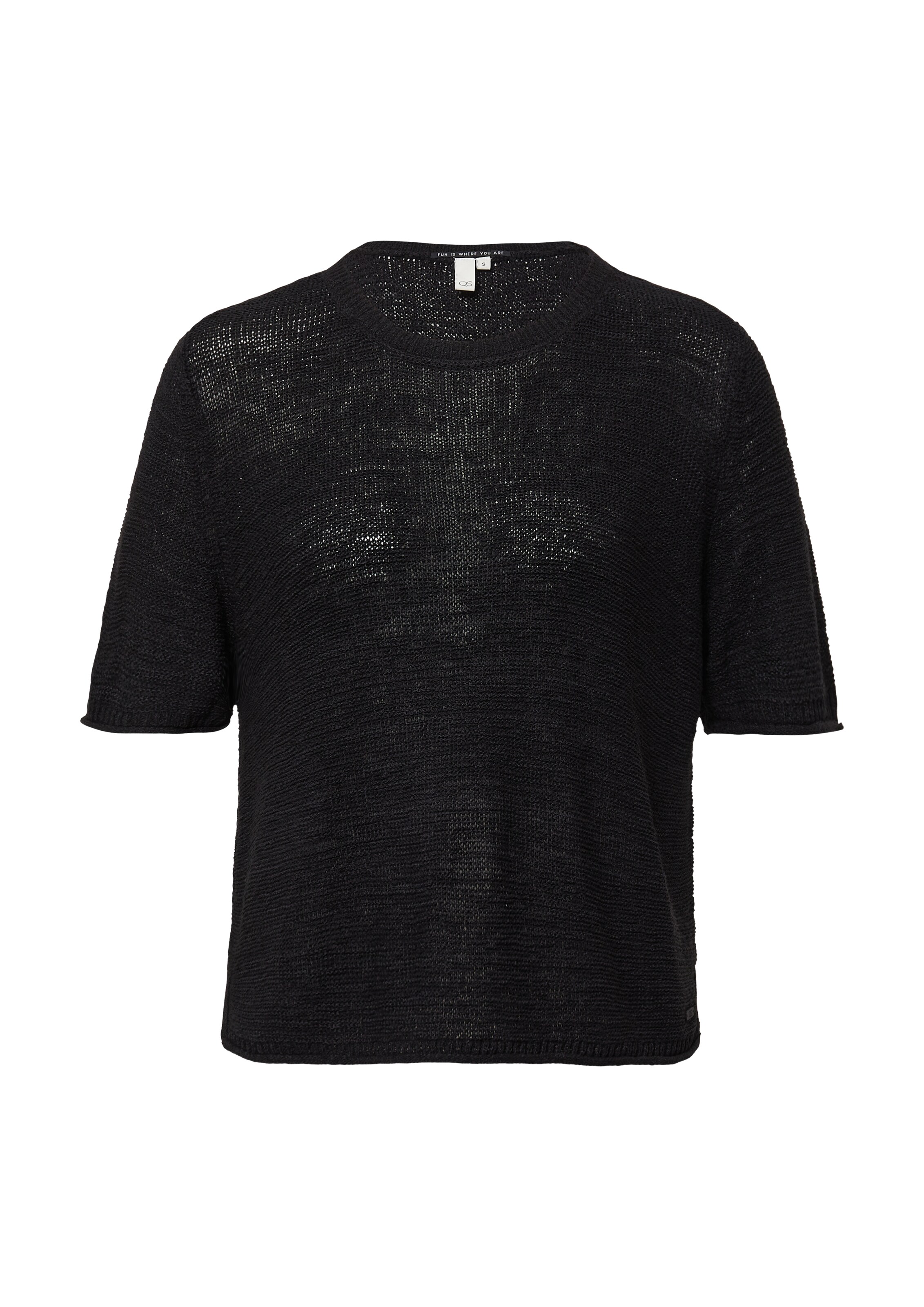 QS Sweater in Black: front