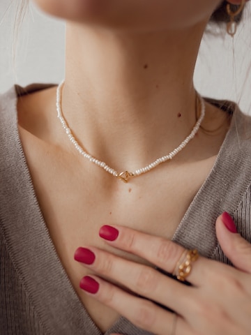 Hey Happiness Kette 'Heart' in Gold: Vorderseite