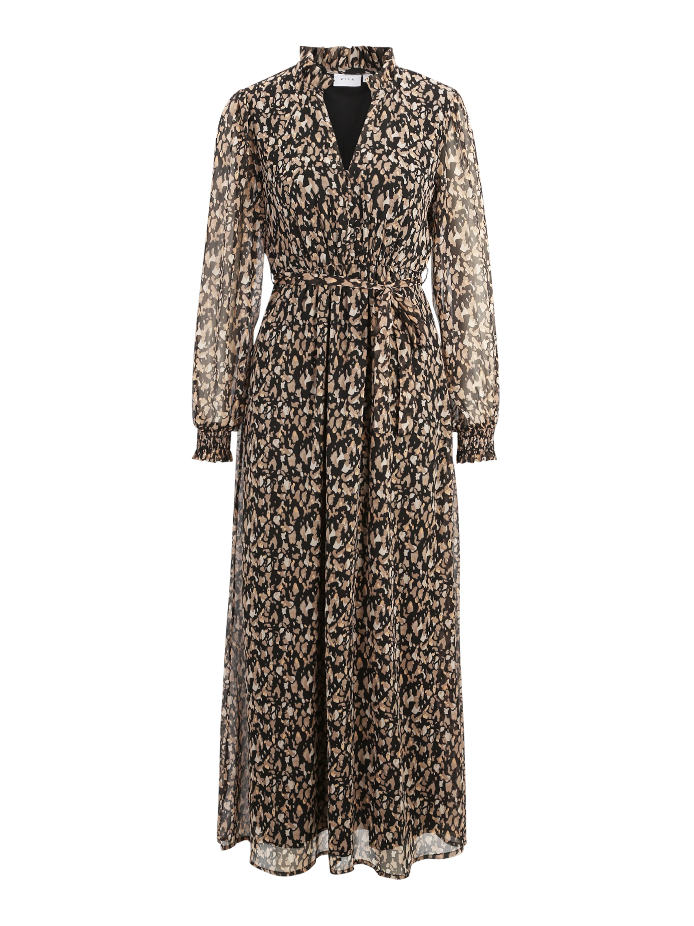VILA Kjole i brun: forside