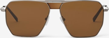 Lunettes de soleil Karl Lagerfeld en argent : devant