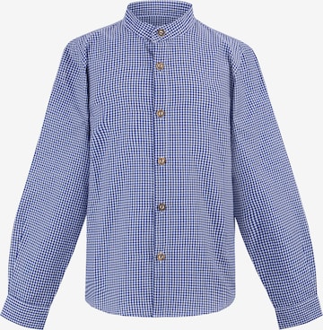 STOCKERPOINT Regular fit Button Up Shirt 'Marius jr.' in Blue: front