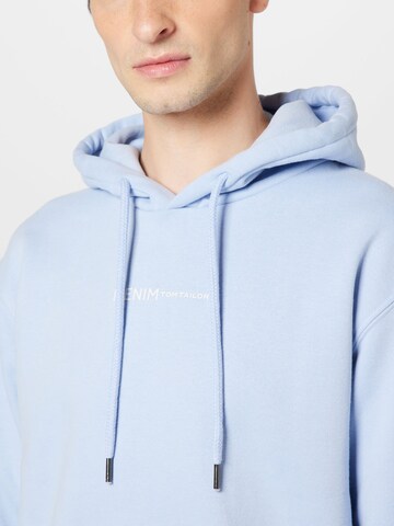 TOM TAILOR DENIM Sweatshirt in Blue