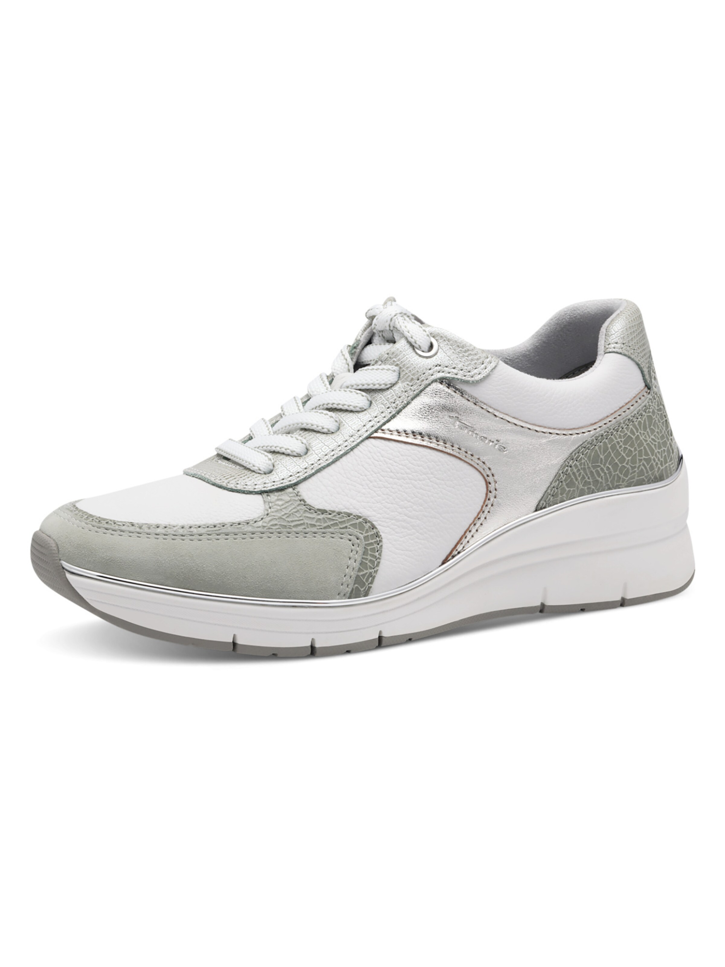 Sneaker bassa '1-23764-43' di Tamaris in grigio: frontale