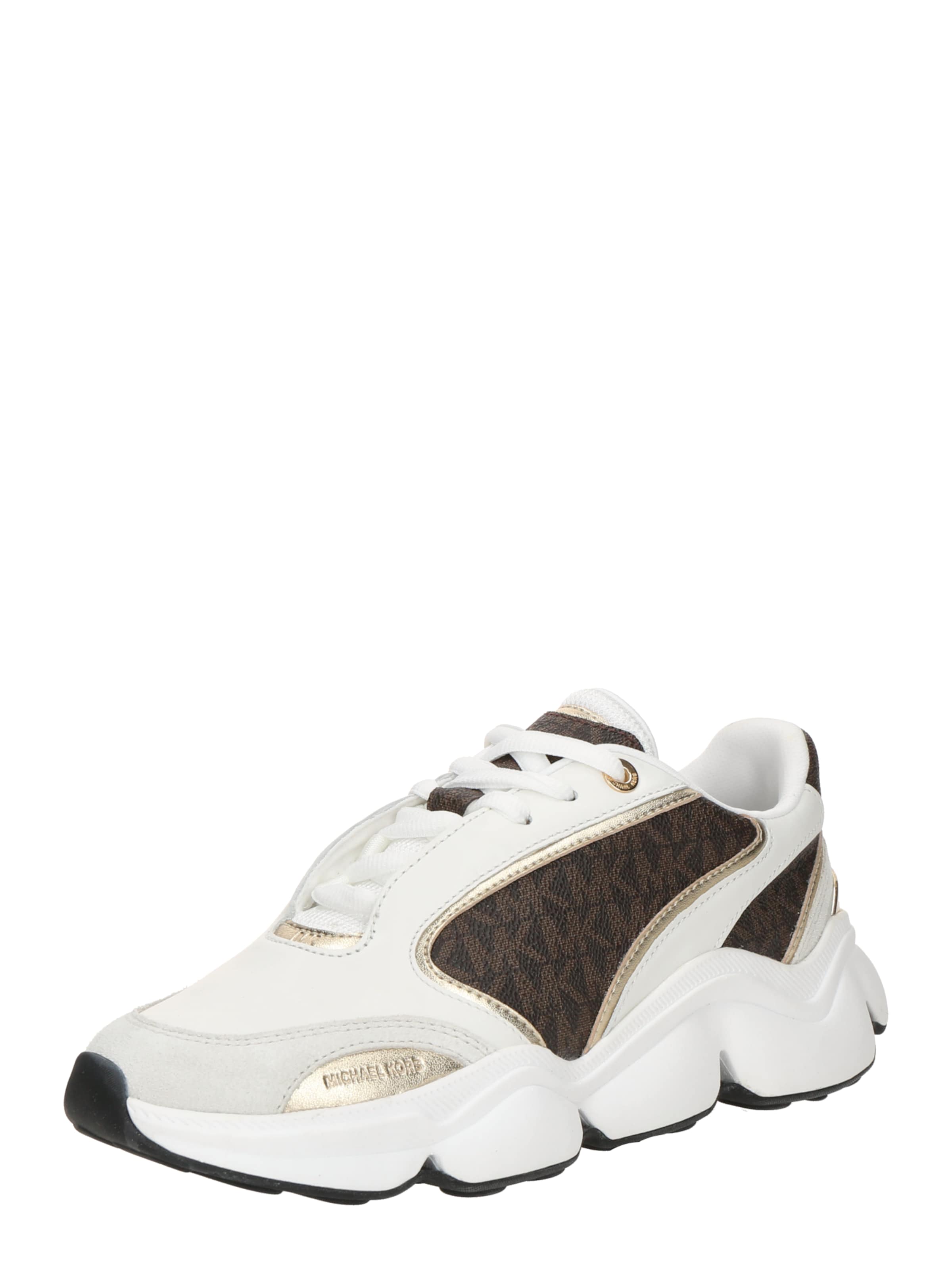 MICHAEL Michael Kors Ниски маратонки 'RENNY' в кафяво: отпред