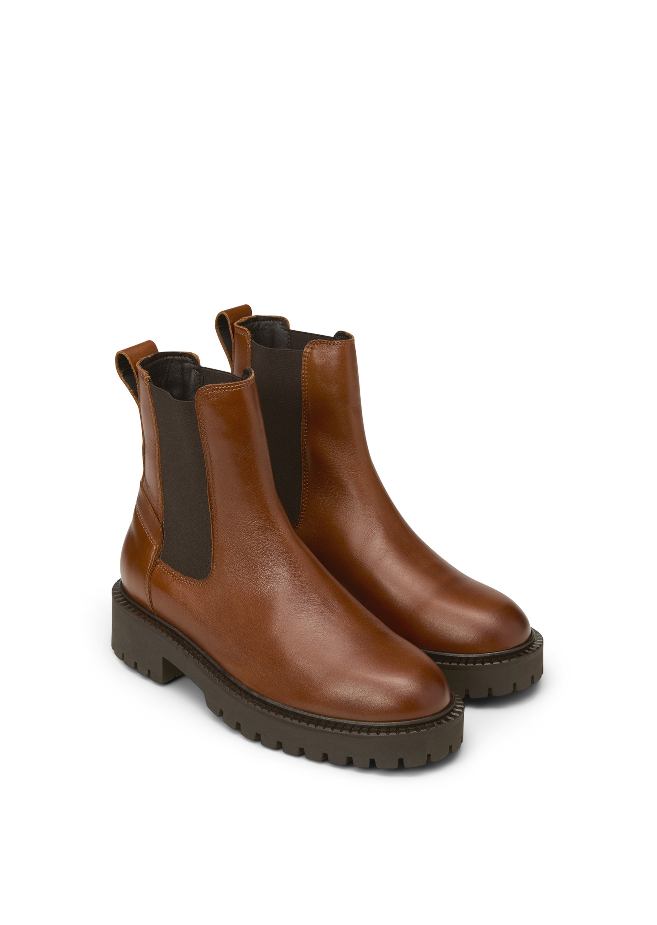 Marc O'Polo - Botas chelsea 'Phia' em castanho