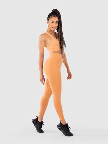 Smilodox Bralette Sports bra 'Advanced Infinite' in Orange