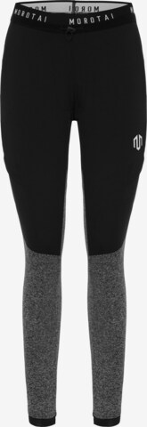 MOROTAI Skinny Sportbroek 'Naka' in Grijs: voorkant