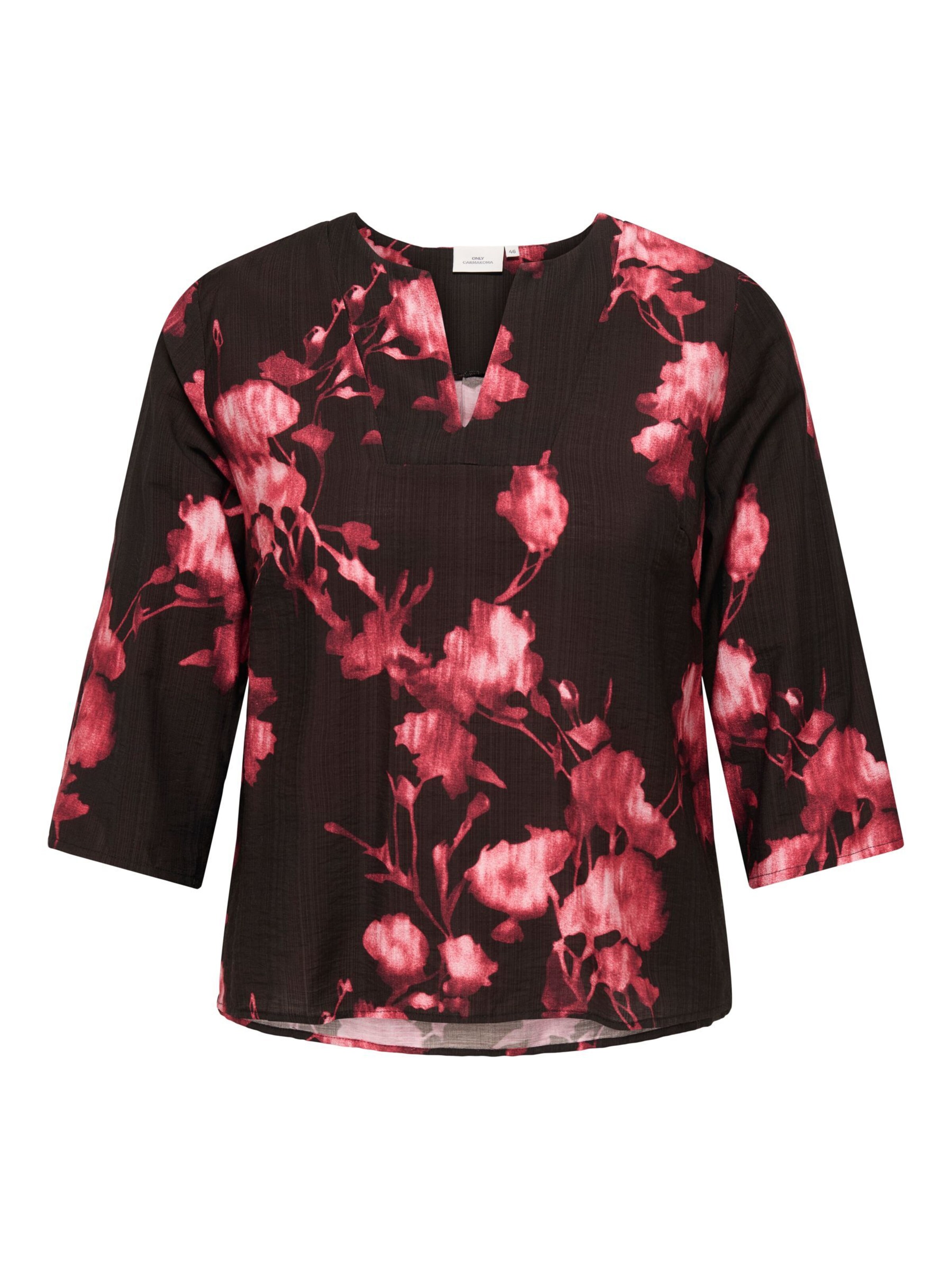 Haut 'CARCAMILLE' ONLY Carmakoma en noir : devant