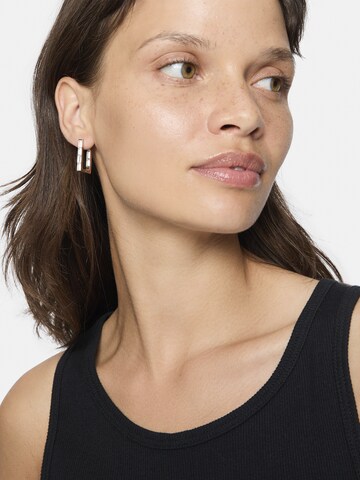 Boucles d'oreilles Liebeskind Berlin en or : devant