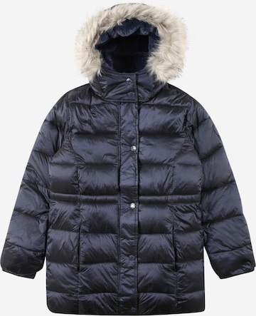 Veste d’hiver Abercrombie & Fitch en bleu : devant