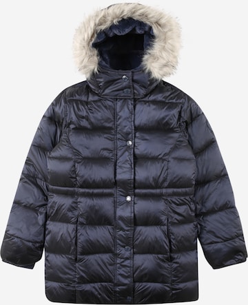Abercrombie & Fitch Zimná bunda - Modrá: predná strana