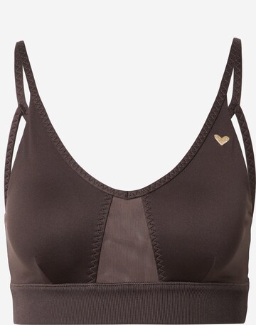 Bustier Soutien-gorge de sport PUMA en noir : devant