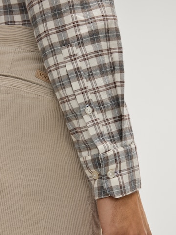 JOOP! Slim fit Button Up Shirt 'Parris' in Grey