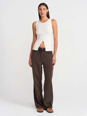 Dilvin Knit Cardigan 'Strickjacken' in White