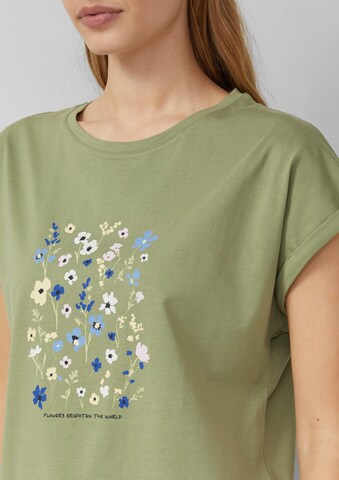 T-shirt s.Oliver en vert