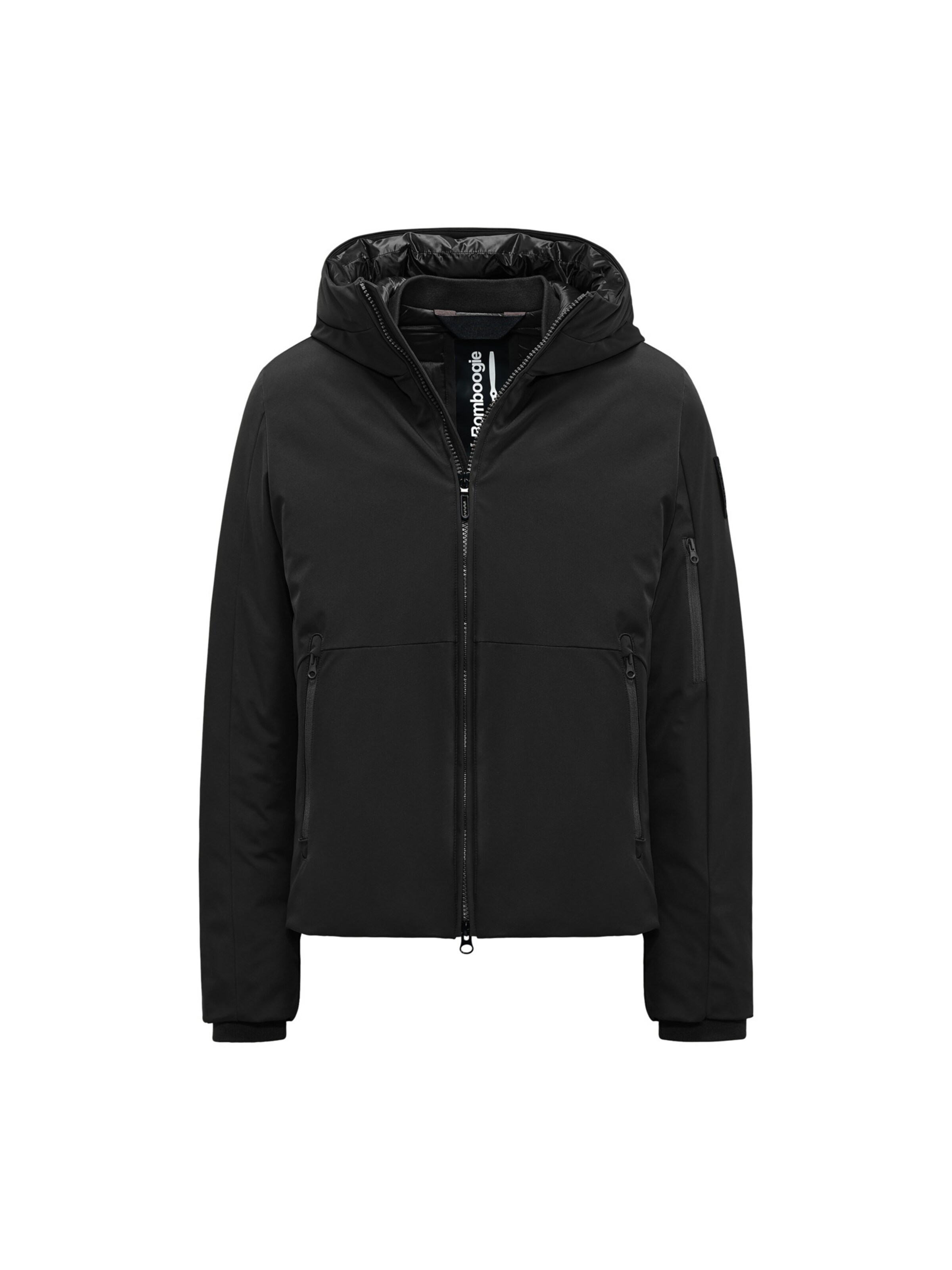 BOMBOOGIE Winterjacke 'Berlin' in Schwarz: Vorderseite