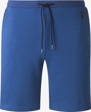 Charles Colby Loose fit Workout Pants ' Baron Lorcan ' in Blue: front