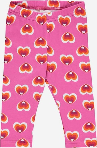 Skinny Leggings Fred's World by GREEN COTTON en rose : devant