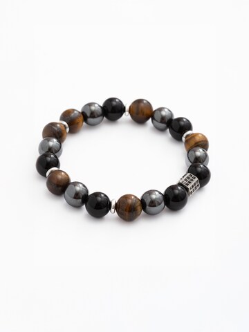 Secret Stones Armband 'Men's power' in Silber: Vorderseite