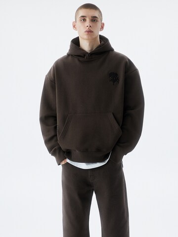 Pull&Bear Sweatshirt in Bruin