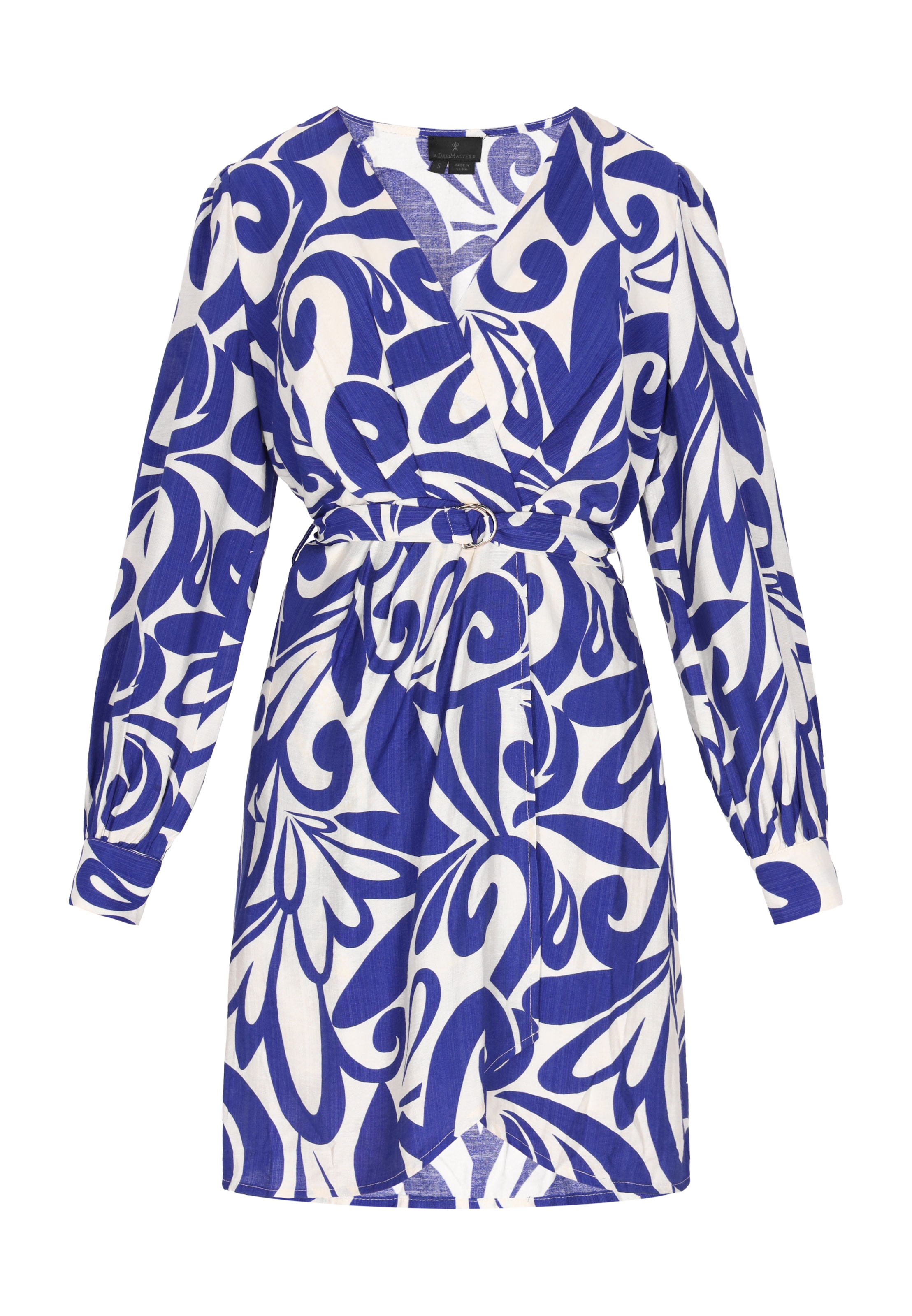 DreiMaster Klassik Kleid in Blau: Vorderseite