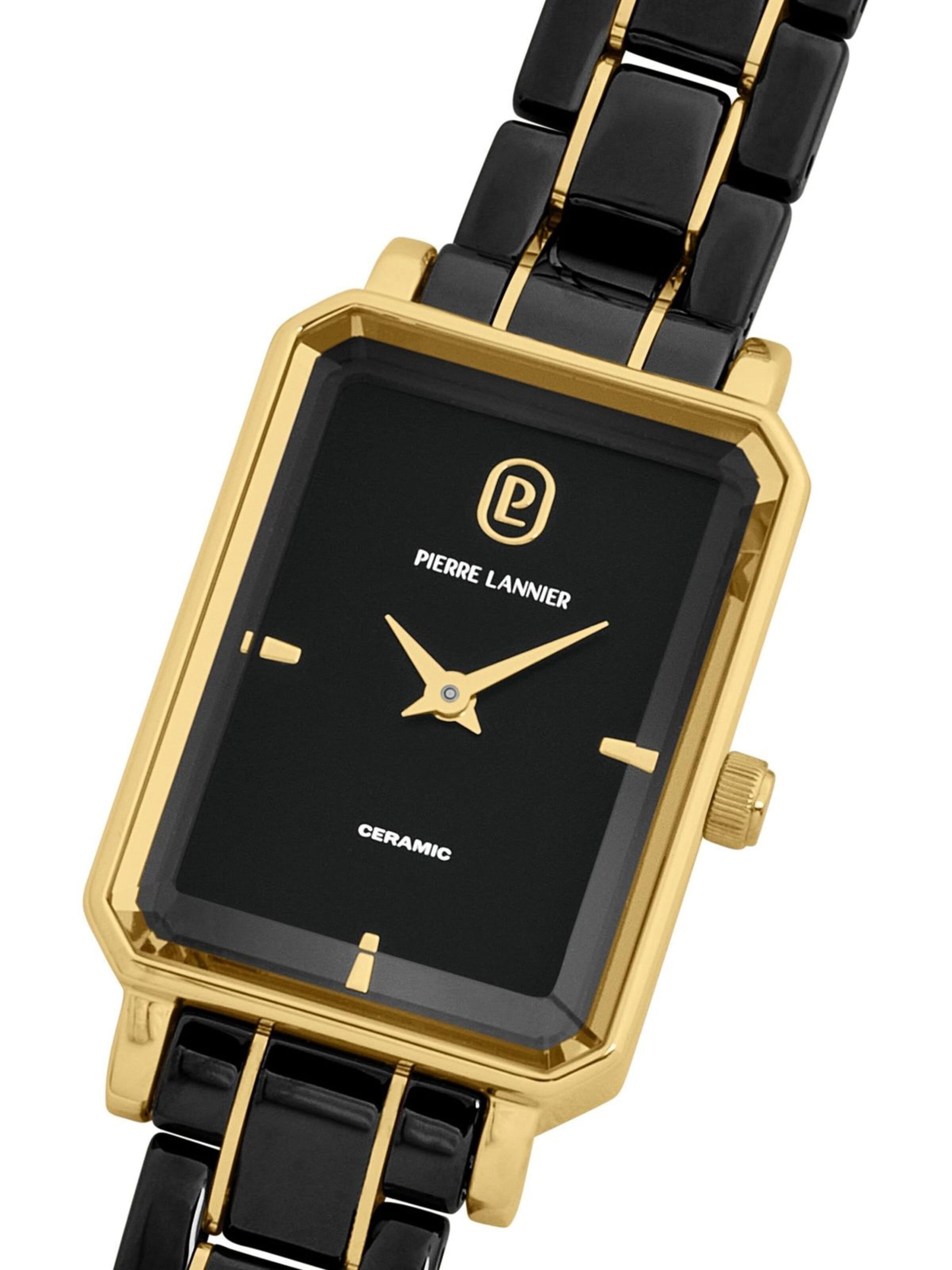 Pierre Lannier Analoog horloge 'Watch Ariane' in Zwart
