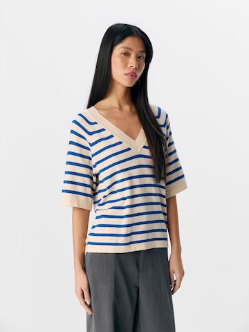 Pull-over 'OBJThess' OBJECT en beige : devant