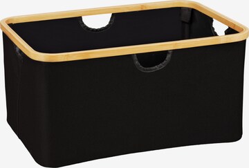 Wenko Laundry Basket 'Ecori' in Black: front