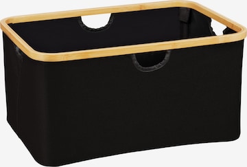 Wenko Laundry Basket 'Ecori' in Black: front