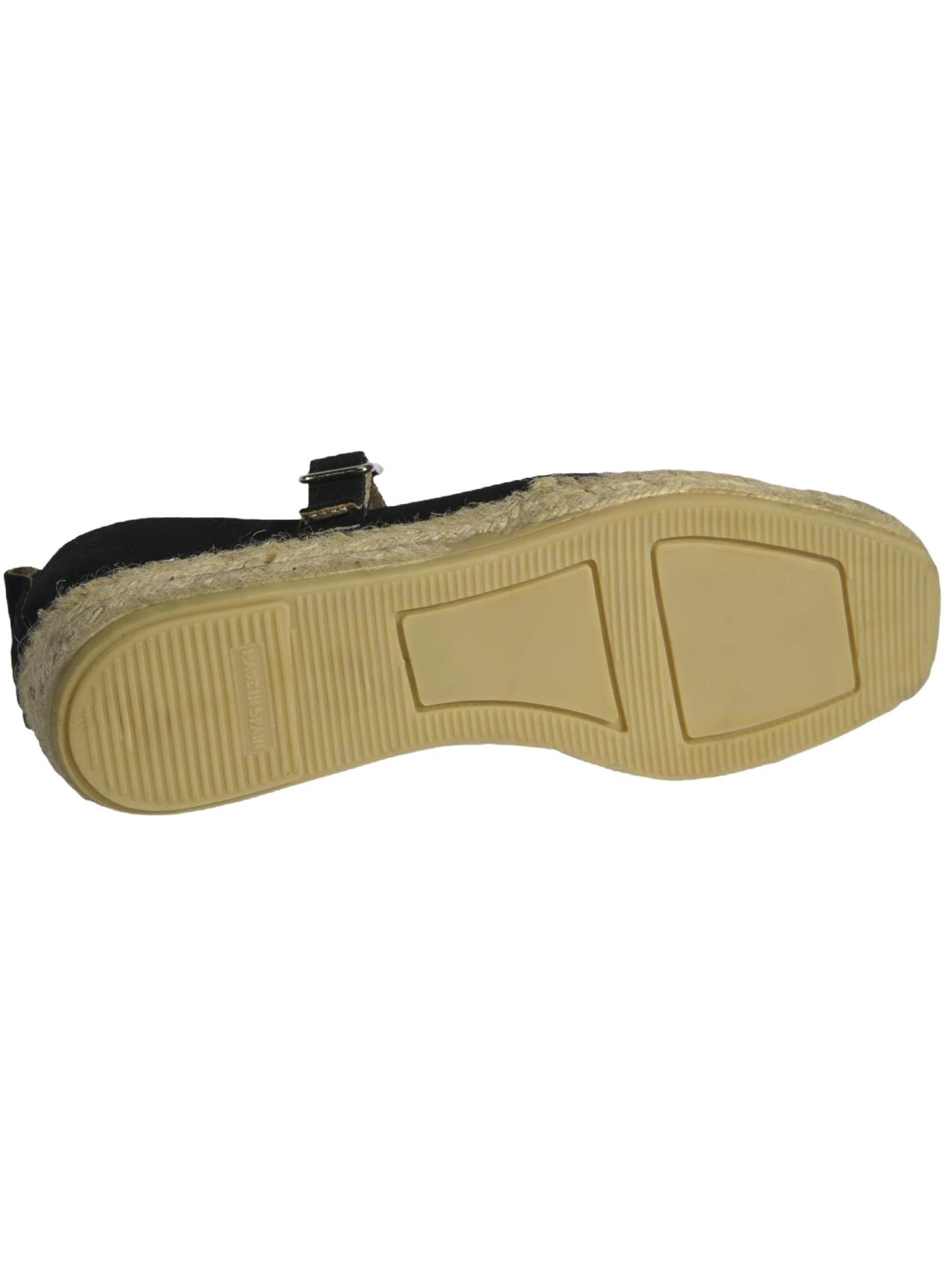 Desa Espadrilles 'Ballettschuhe' in Black