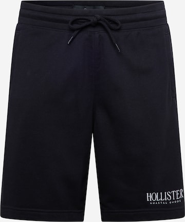 HOLLISTER Regular Pants FLEECE TECH in Black ABOUT YOU