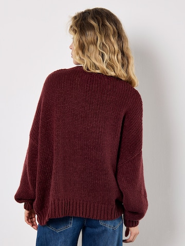Apricot Trui in Rood
