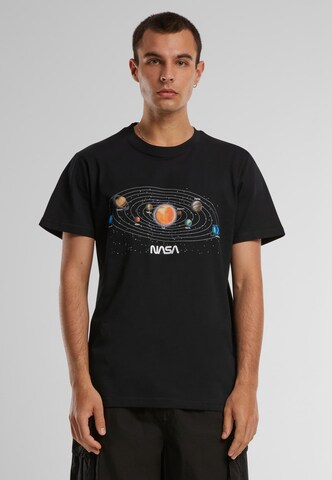 Mister Tee Regular Fit Shirt 'NASA Space' in Schwarz: Vorderseite