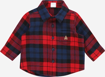 GAP Regular fit Button Up Shirt 'PLAID' in Red: front