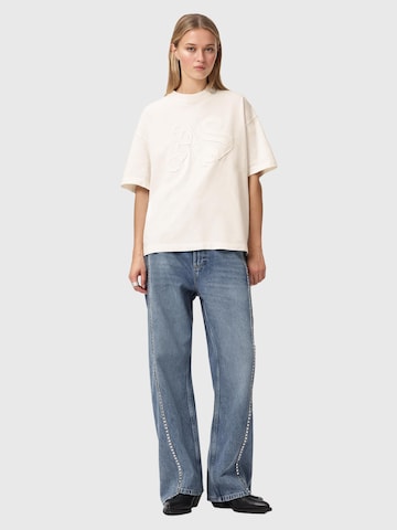 AllSaints Μπλουζάκι 'INSIGNIA ETTA' σε λευκό