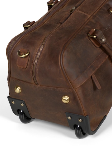 Howard London Trolley 'Duffel Trolley Bag Scott' in Brown