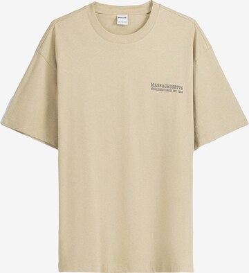 Bershka Shirt in Beige: front