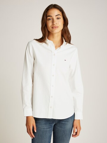 Tommy Jeans Блузка в Белый: спереди