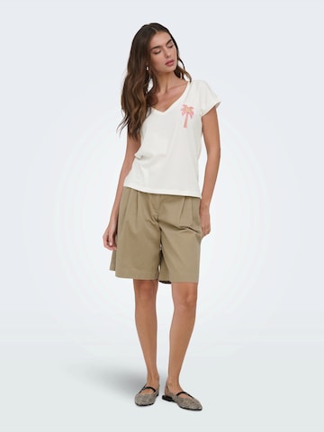 ONLY Tričko 'ONLIMELDA' - Biela