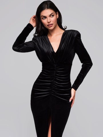 Ombre Abendkleid‌‌‌ in Schwarz