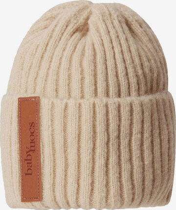 BabyMocs Beanie in Beige: front