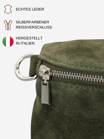 Brise Schultertasche 'Afia Suede' in Grün