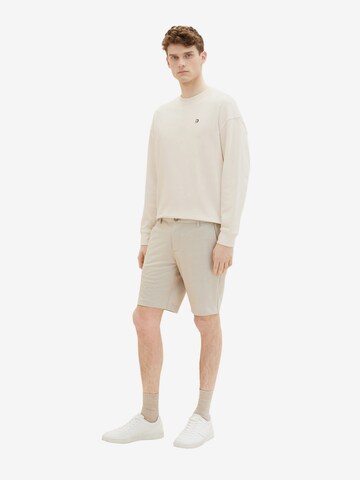 TOM TAILOR Regular Chino trousers in Beige