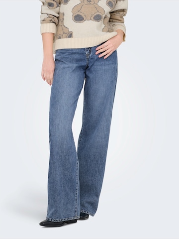 ONLY Wide leg Jeans 'ONLHOPE' in Blauw: voorkant