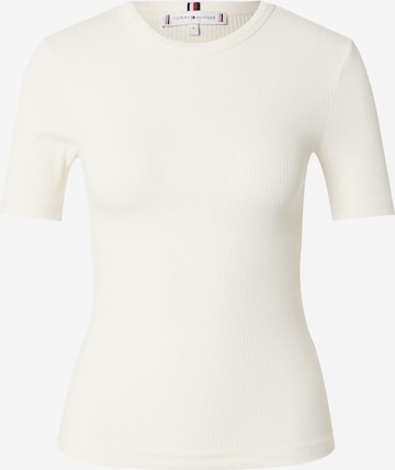 Tricou de la TOMMY HILFIGER pe bej: față