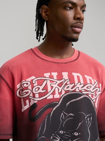 Ed Hardy Футболка 'Panther' в Красный