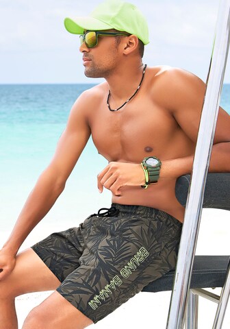 BRUNO BANANI Board Shorts in Green: front