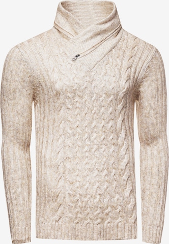 Rusty Neal Sweater in Beige: front