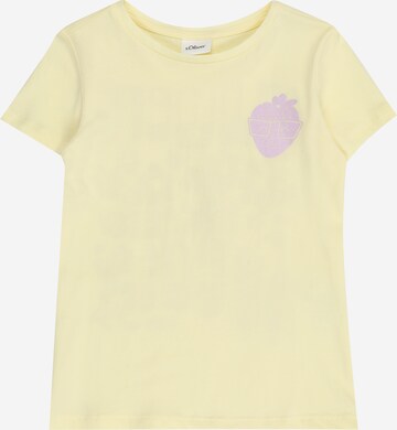 s.Oliver Shirt in Gelb: Vorderseite