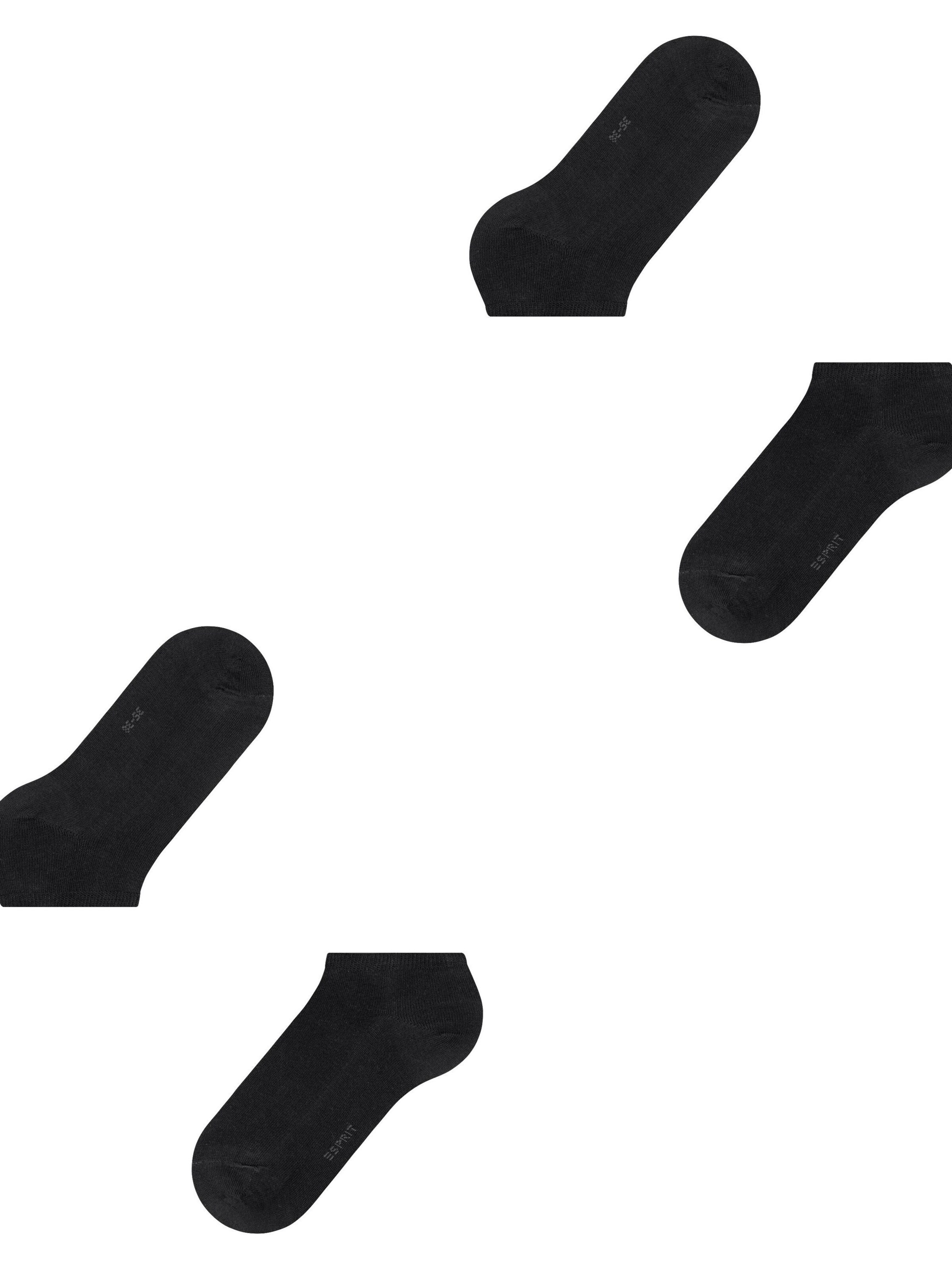ESPRIT Socken 'Uni 2-Pack'‌‌‌‌ in Schwarz